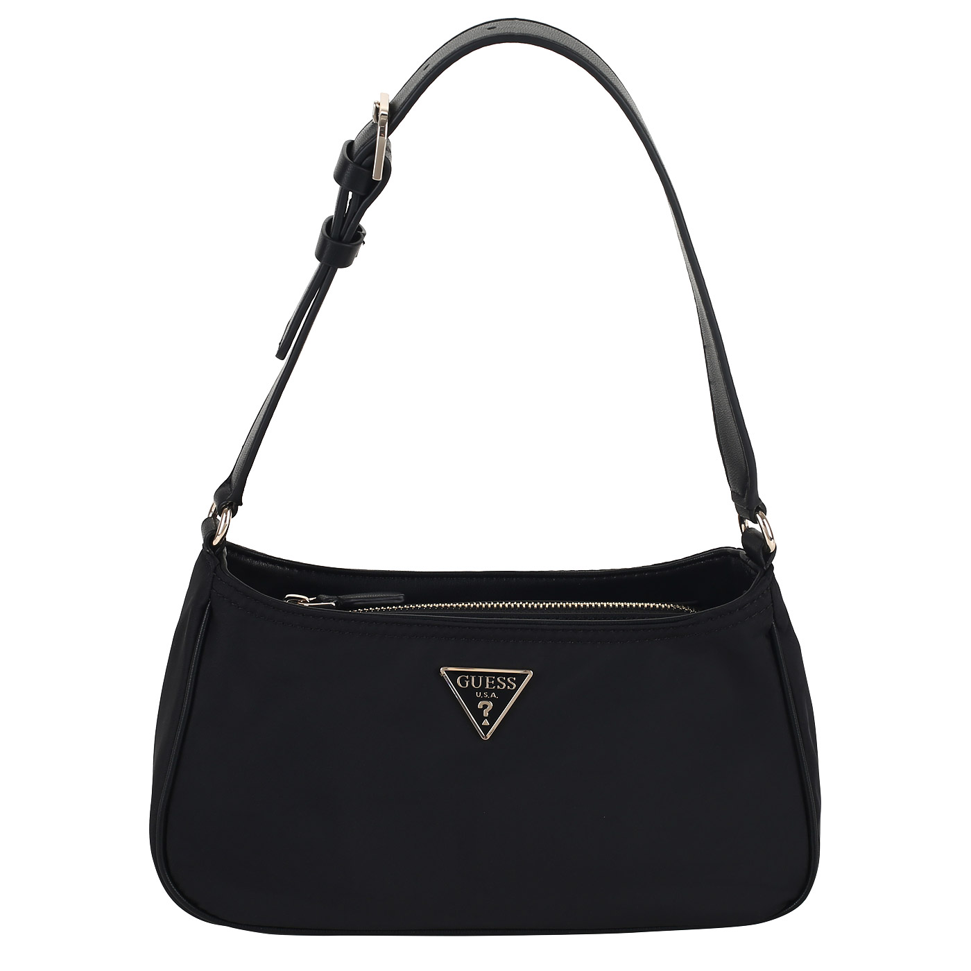Сумка с короткой ручкой Guess Little bay HWNG81 16180_black - 2000558300339  черный нейлон, полиуретан 26,5 x 14 x 8 Цена 13500 руб. купить в  интернет-магазине PanChemodan.ru в Санкт-Петербурге