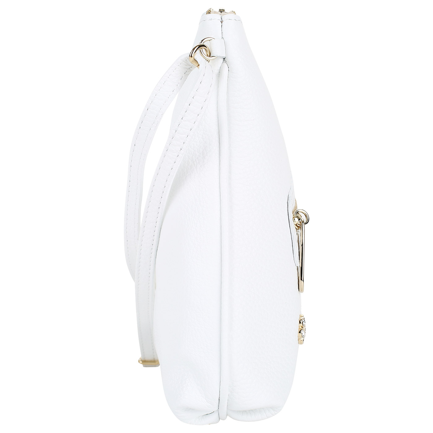 Белая женская сумка из кожи Marina Creazioni 