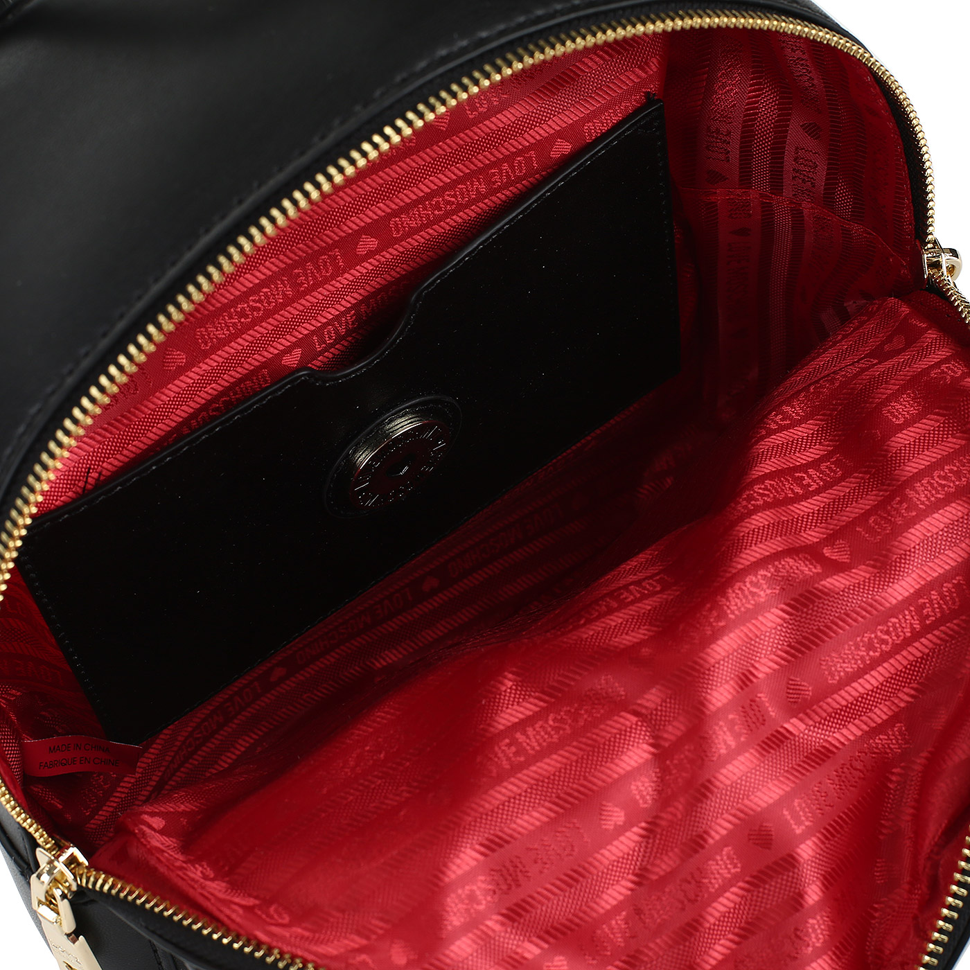 Женский рюкзак с декором Love Moschino Super Quilted