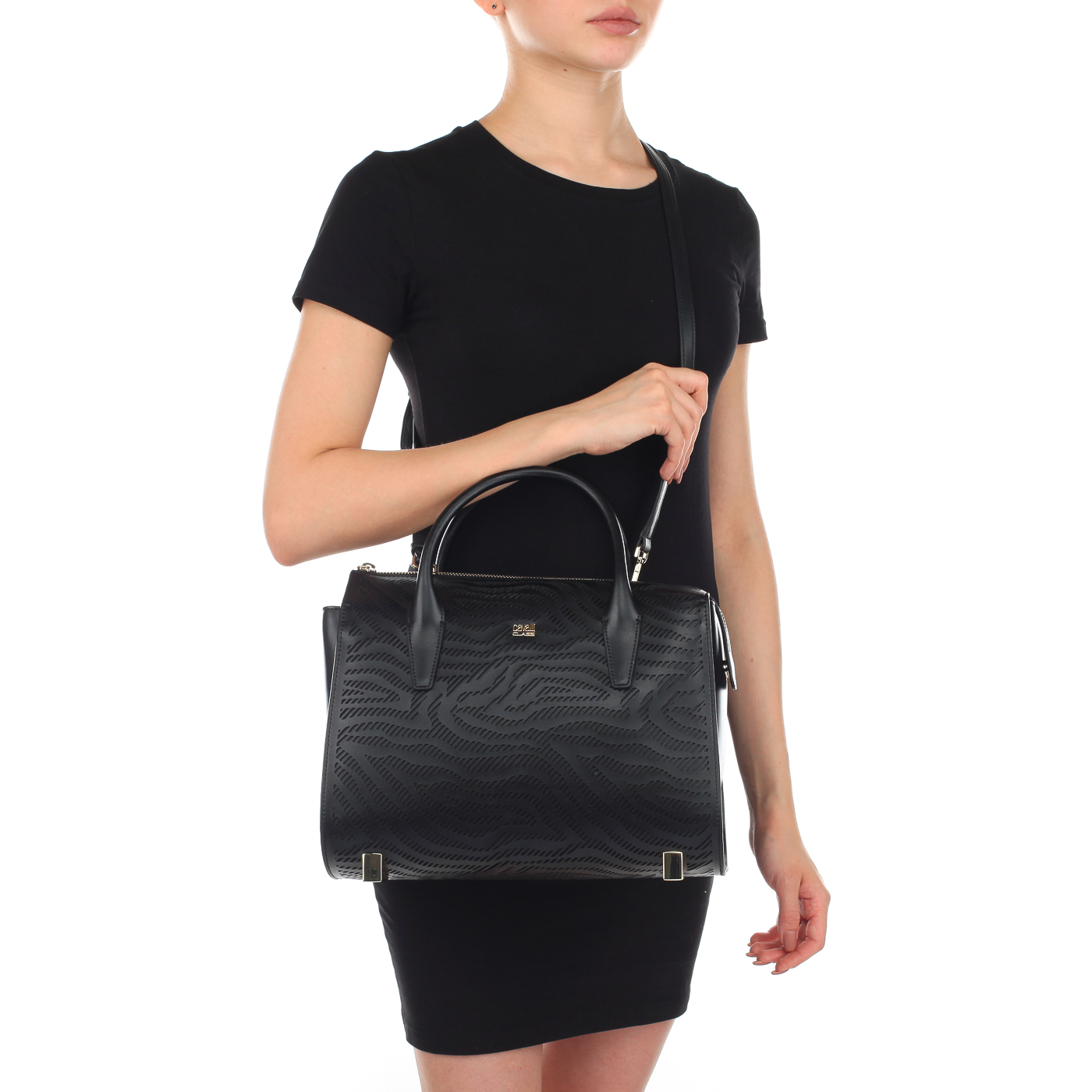 Женская сумка с перфорацией Cavalli Class Audrey