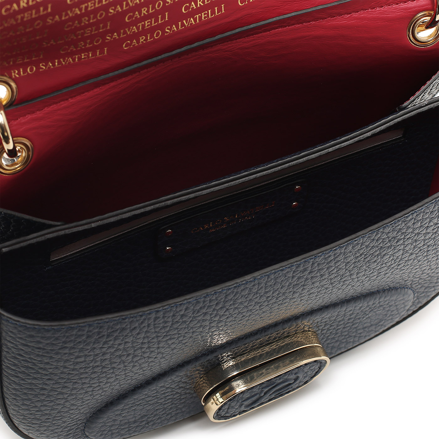 Кожаная сумка Carlo Salvatelli Madeleine cervino