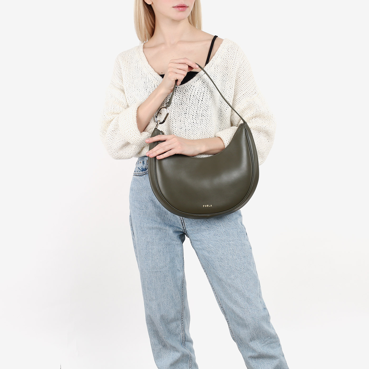 Кожаная сумка Furla Primavera