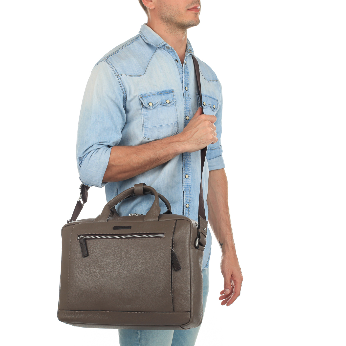 Мужская деловая сумка с отделением для ноутбука Cerruti 1881 Monaco