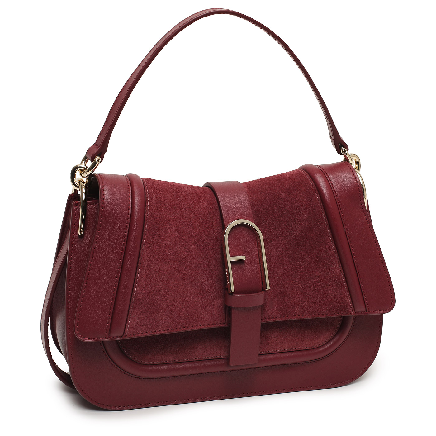 Кожаная сумка Furla Flow