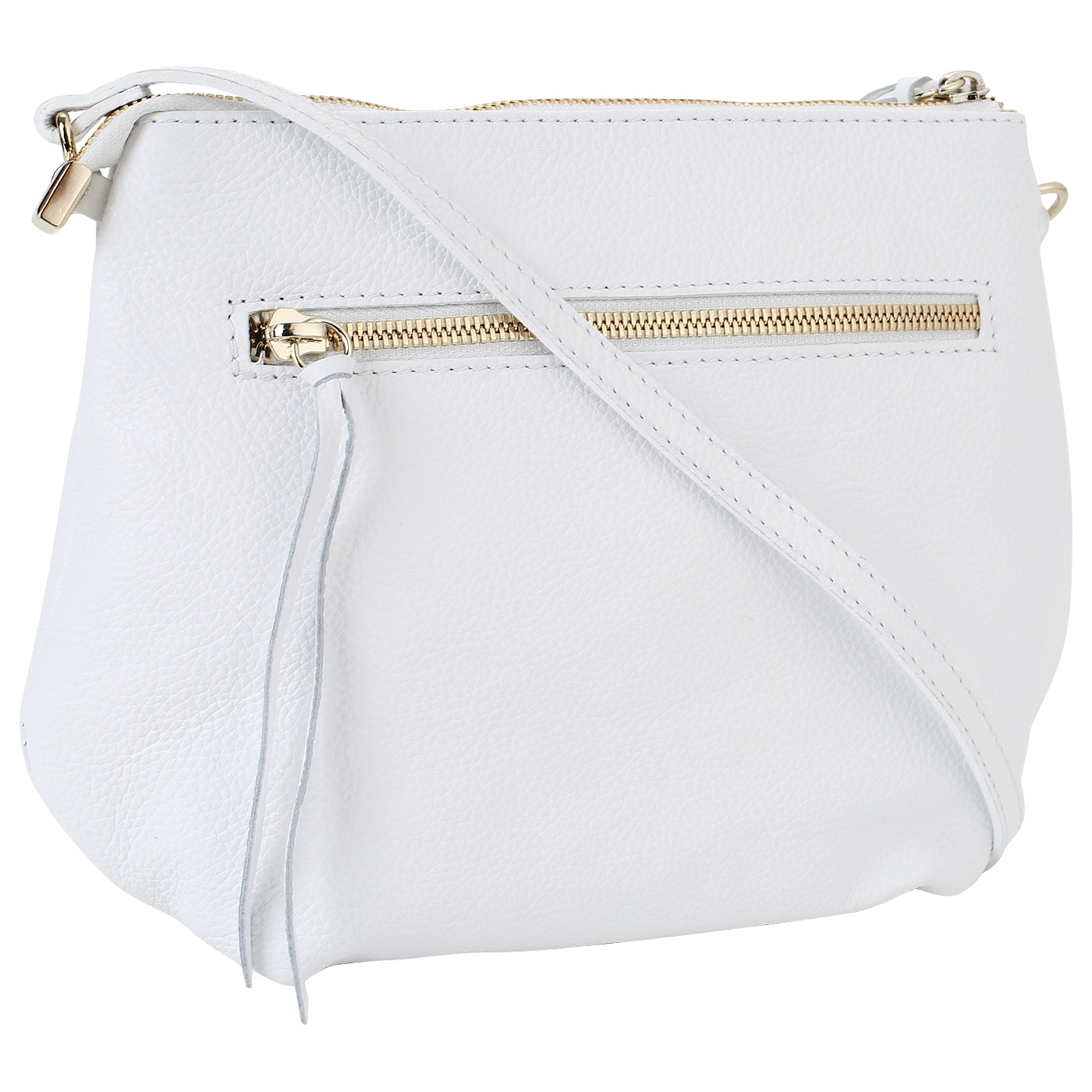 Белая сумочка с подвесками Marina Creazioni 