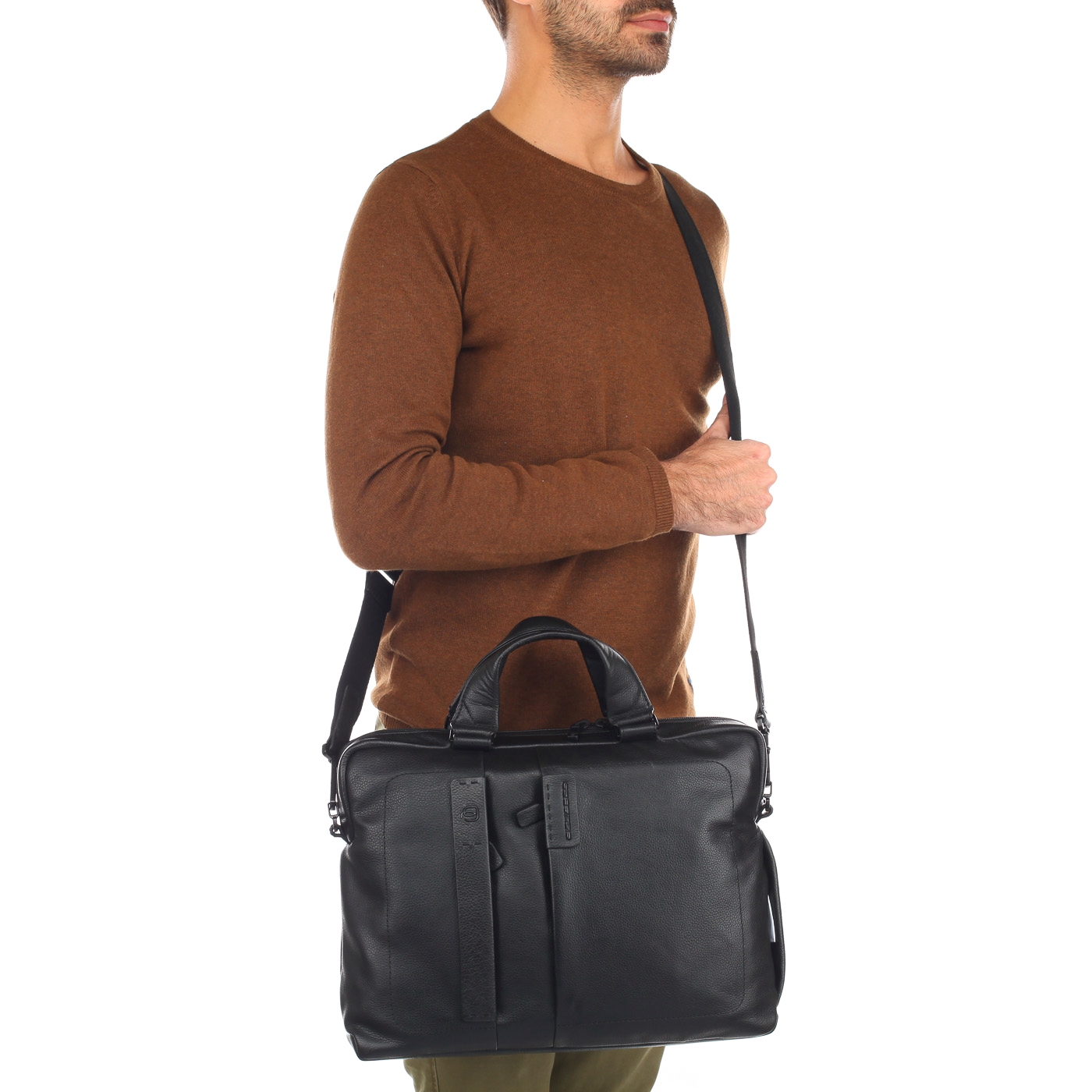 Мужская деловая сумка с отделением для ноутбука Piquadro Plus