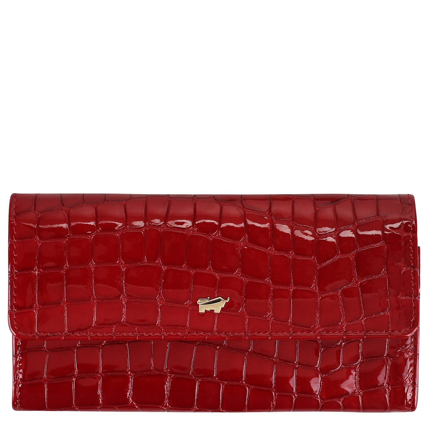 Braun Buffel Лакированное портмоне на кнопке
