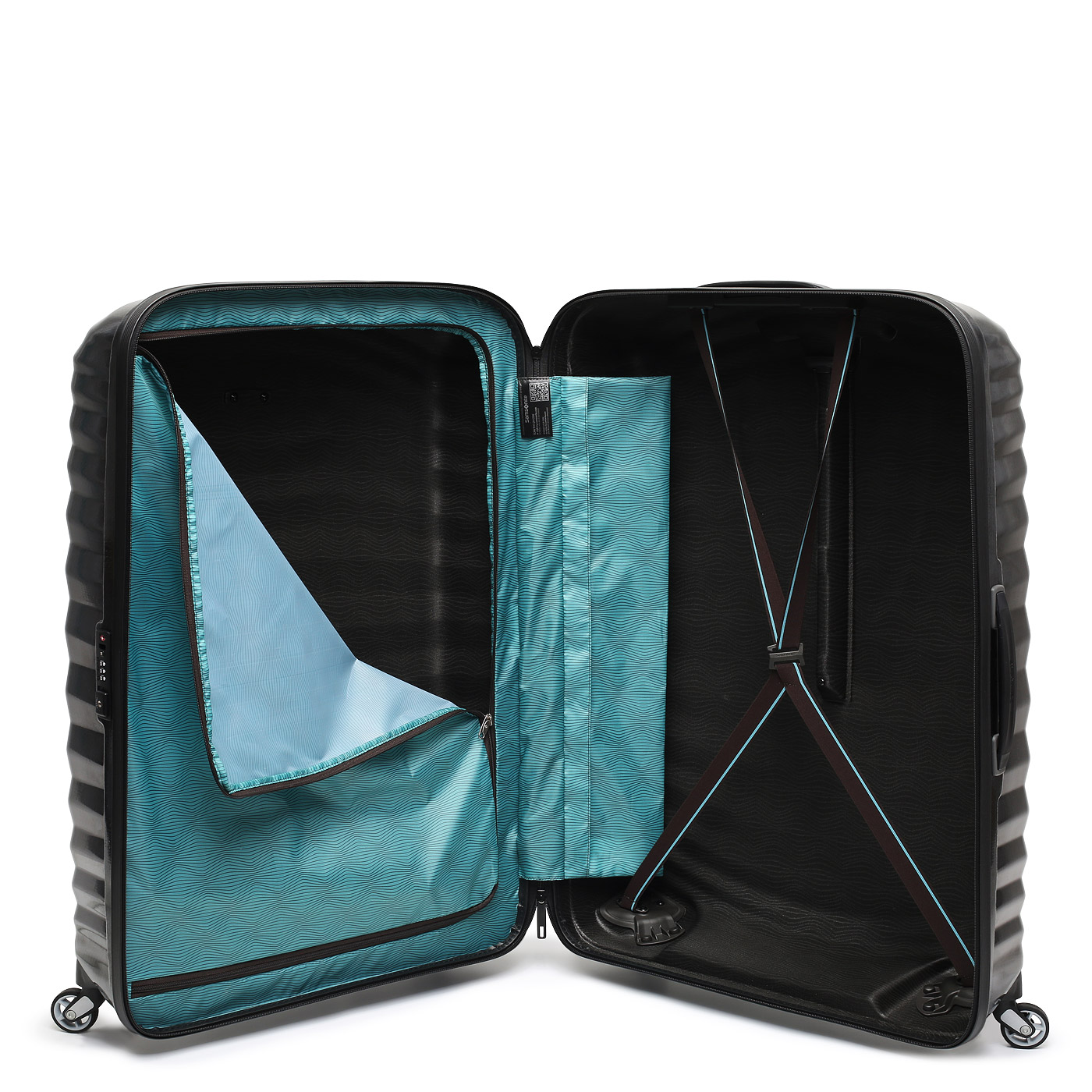 Большой чемодан из легкого пластика Samsonite Lite-Shock