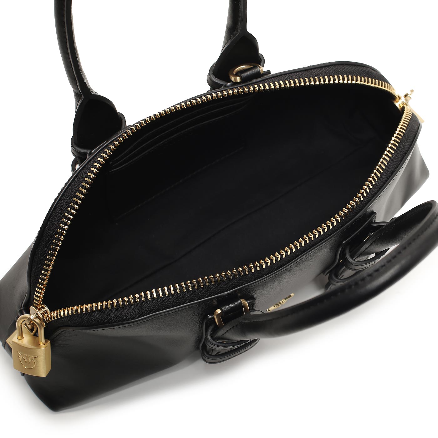 Кожаная сумка Pinko Bowling bag