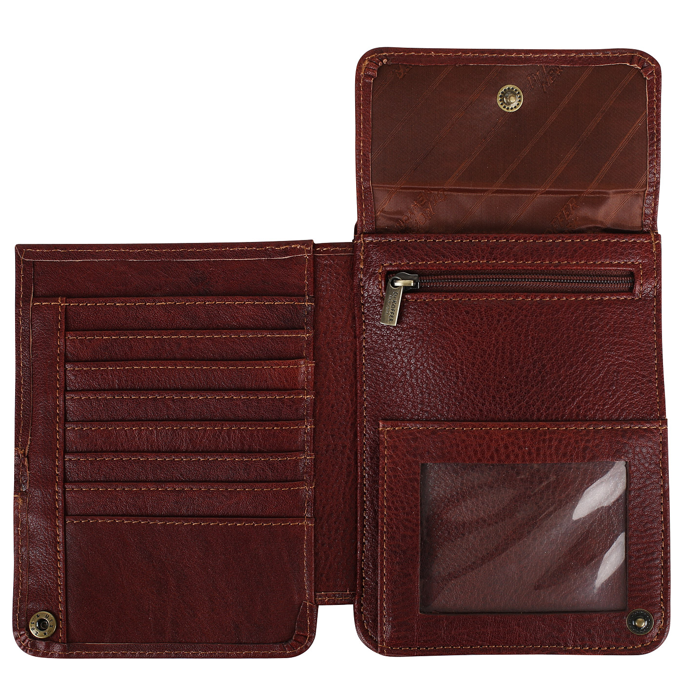 Кожаный шейный кошелёк Dr. Koffer 