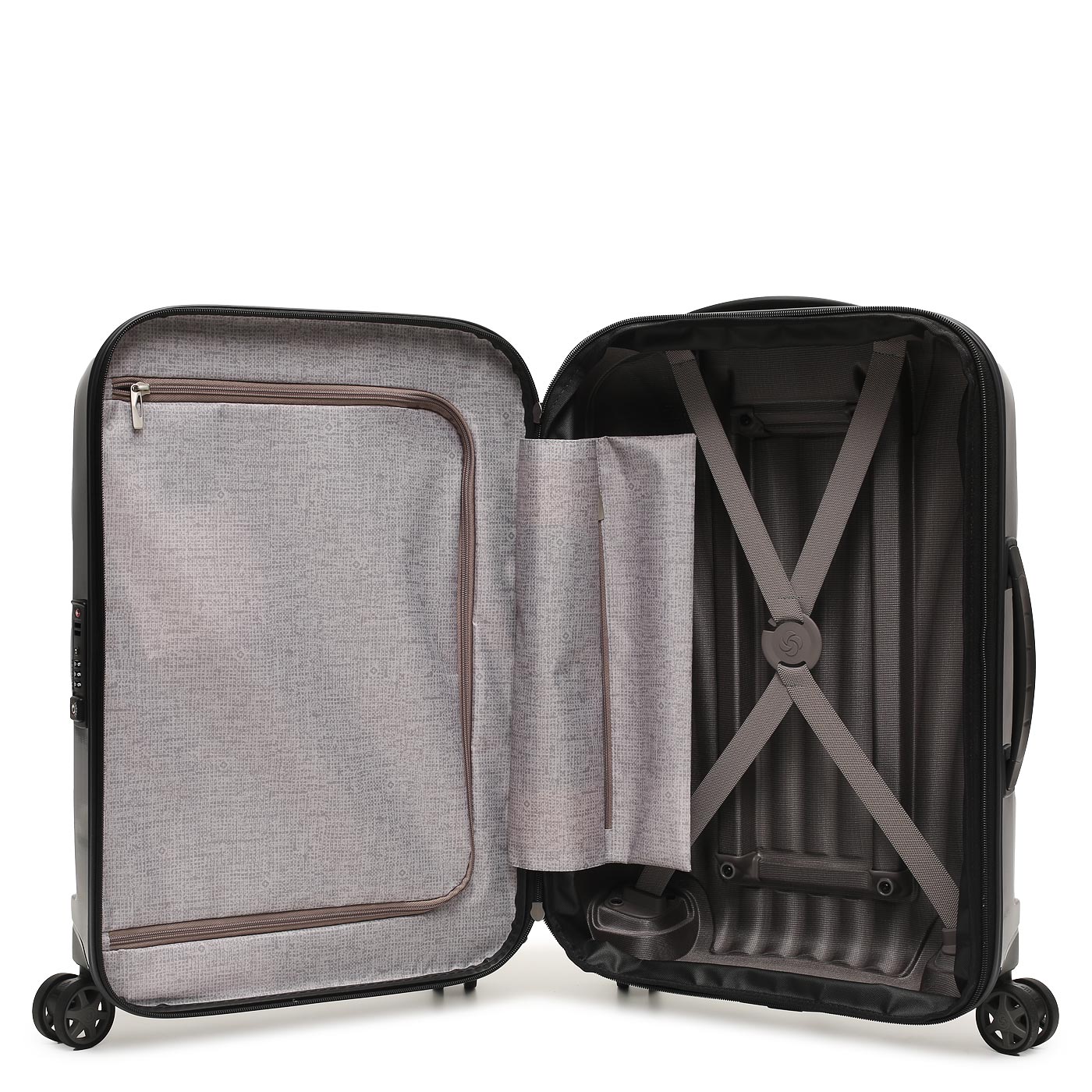 Чемодан для ручной клади из материала Curv с кодовым замком Samsonite C-Lite