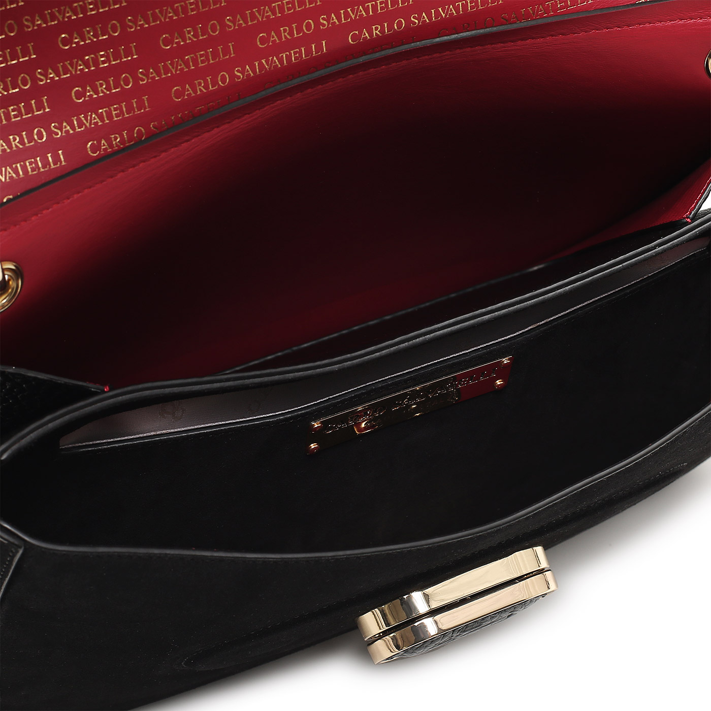 Кожаная сумка Carlo Salvatelli Madeleine camoscio