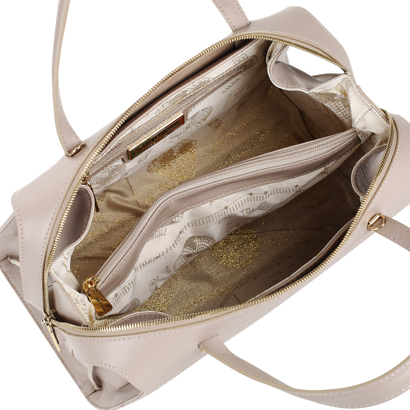 Женская сумка из натуральной кожи со съемным ремешком Gilda Tonelli Tresor