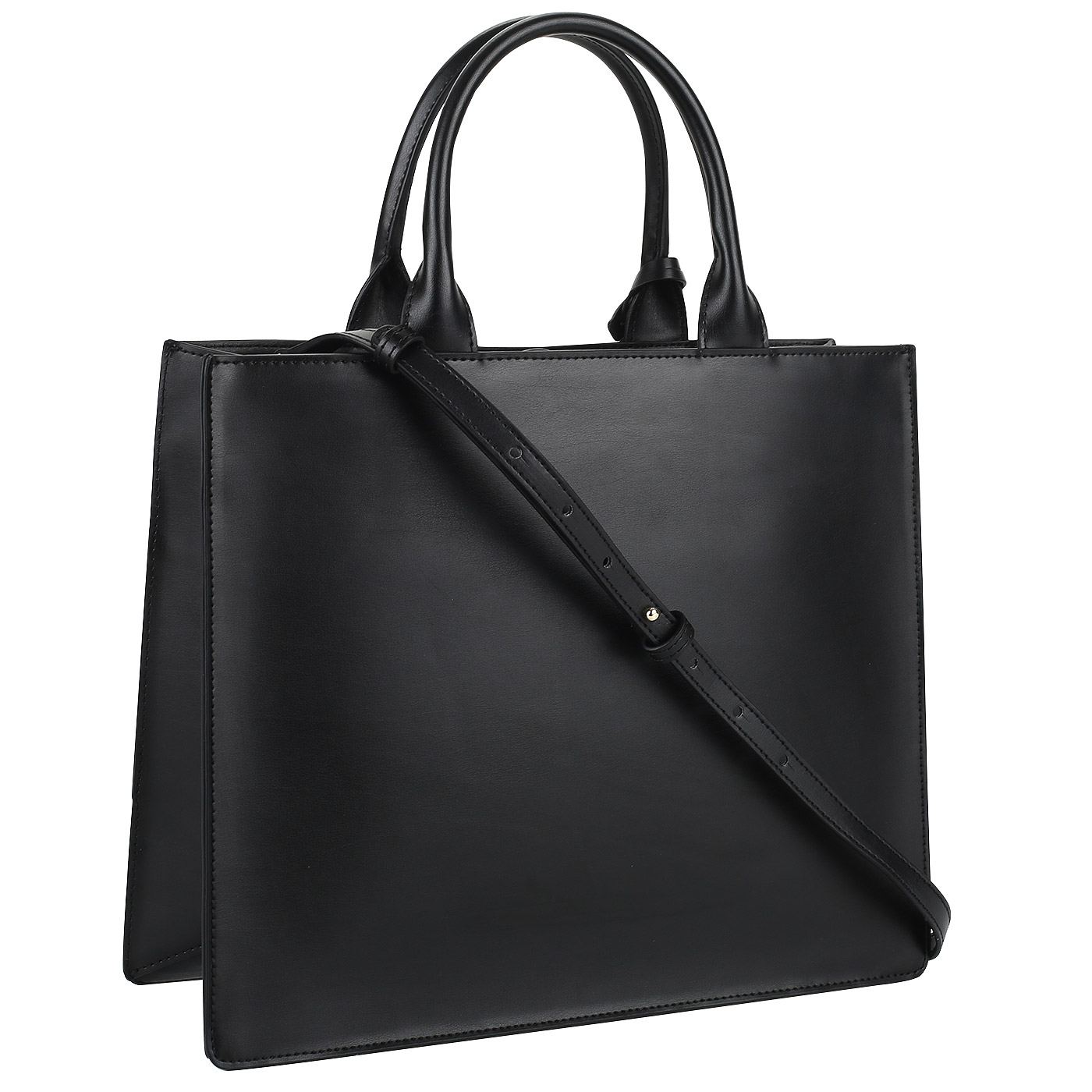Черная сумка с декором Baldinini Clara