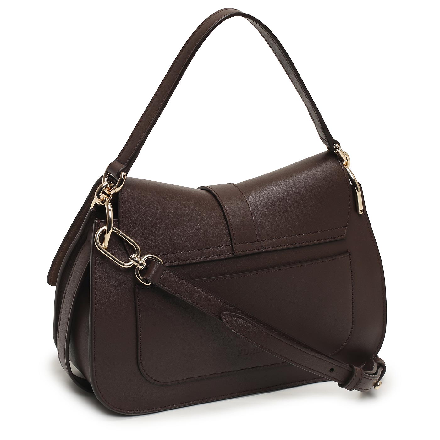 Кожаная сумка Furla Flow