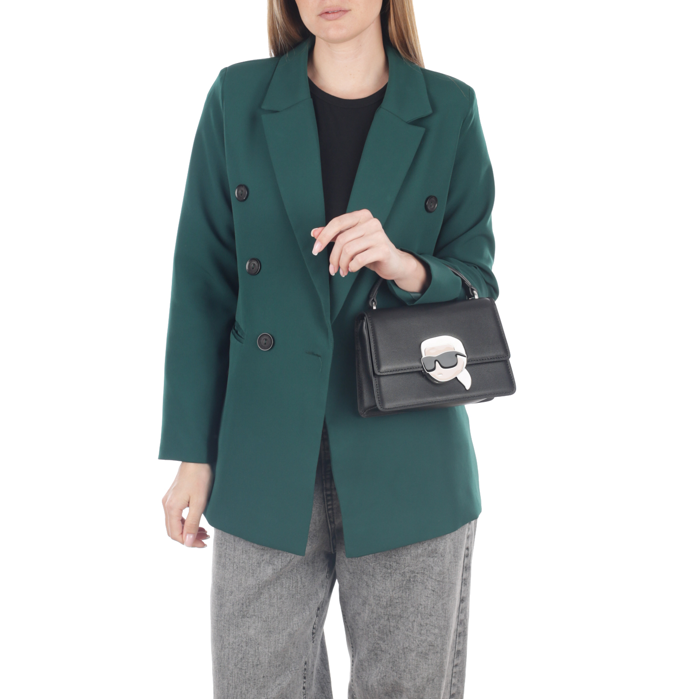 Кожаная сумка Karl Lagerfeld Ikonik 2.0