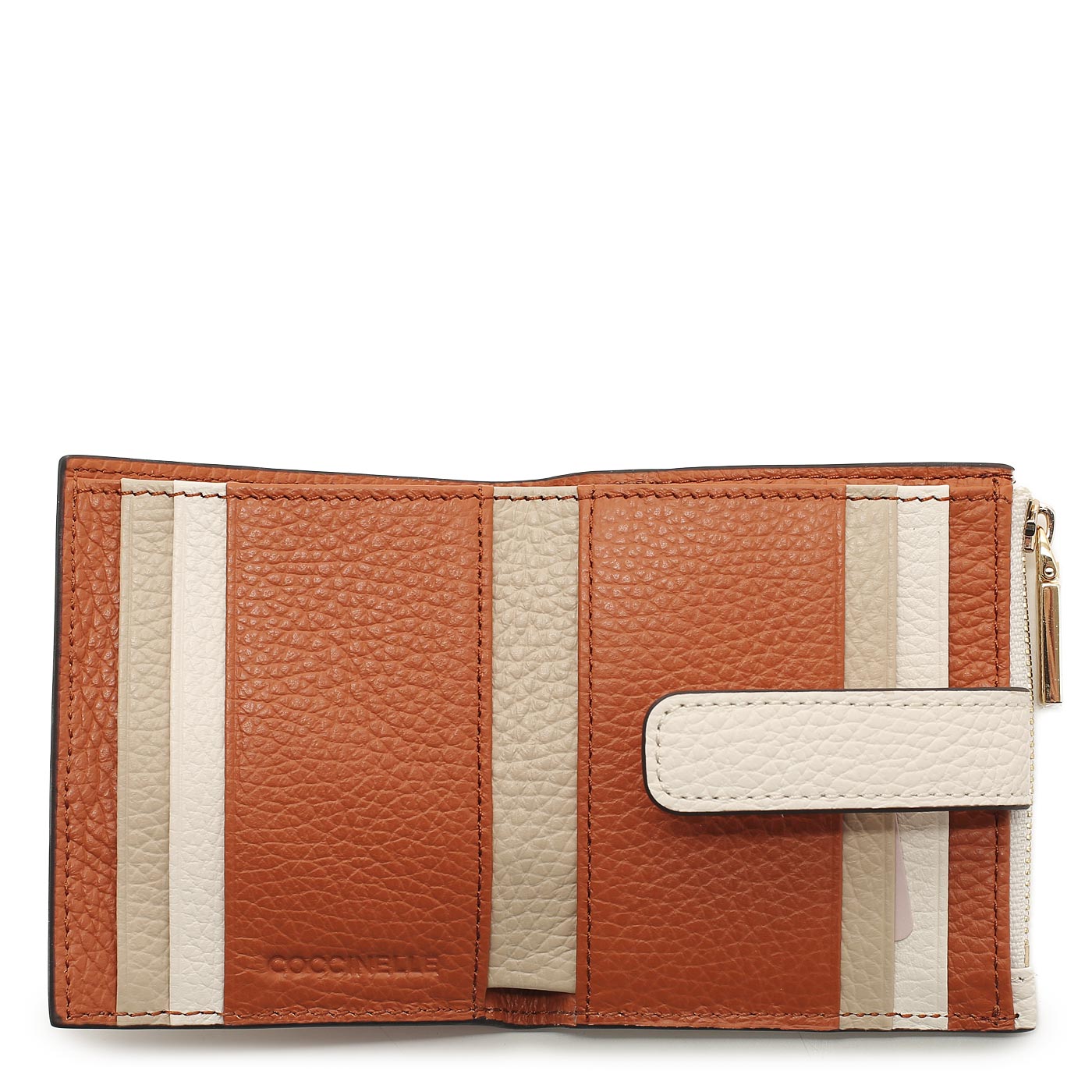 Кожаная визитница Coccinelle Metallic Tricolor
