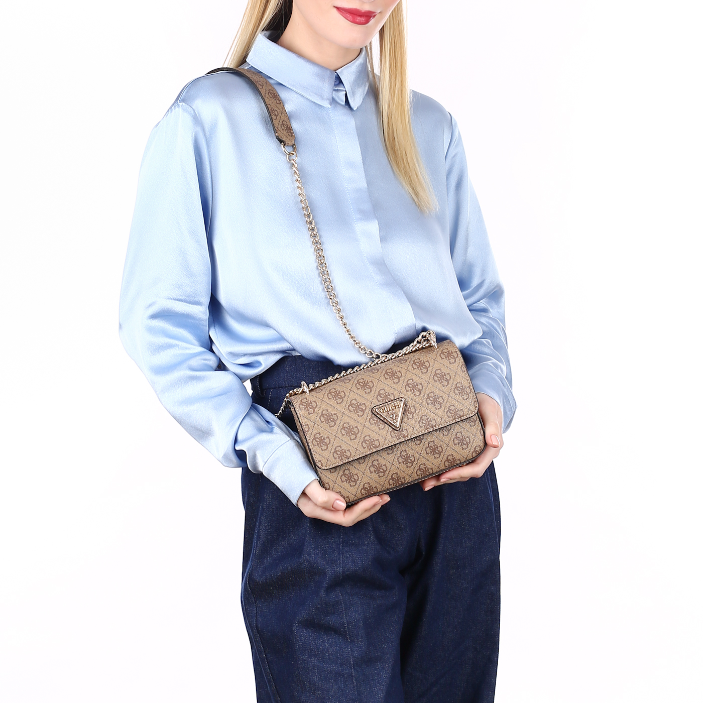 Сумка через плечо с цепочкой Guess Eco Elements