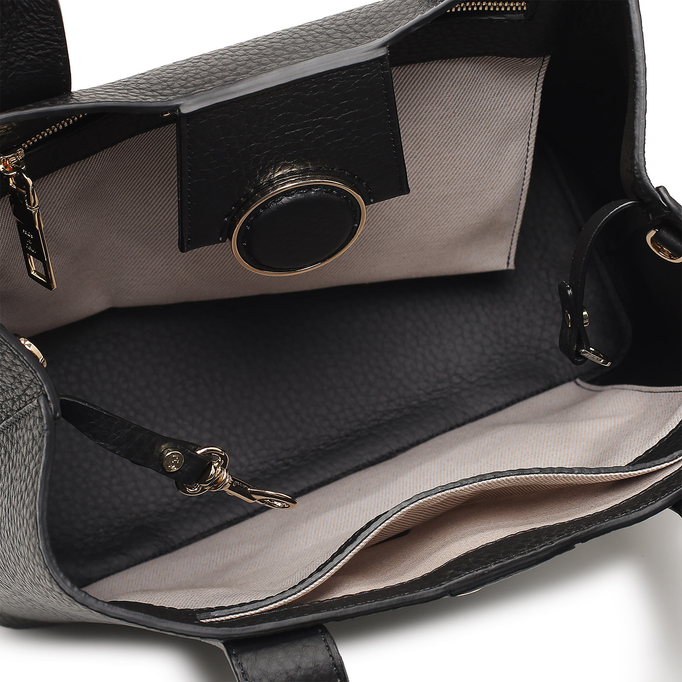 Кожаная сумка Carlo Salvatelli Double