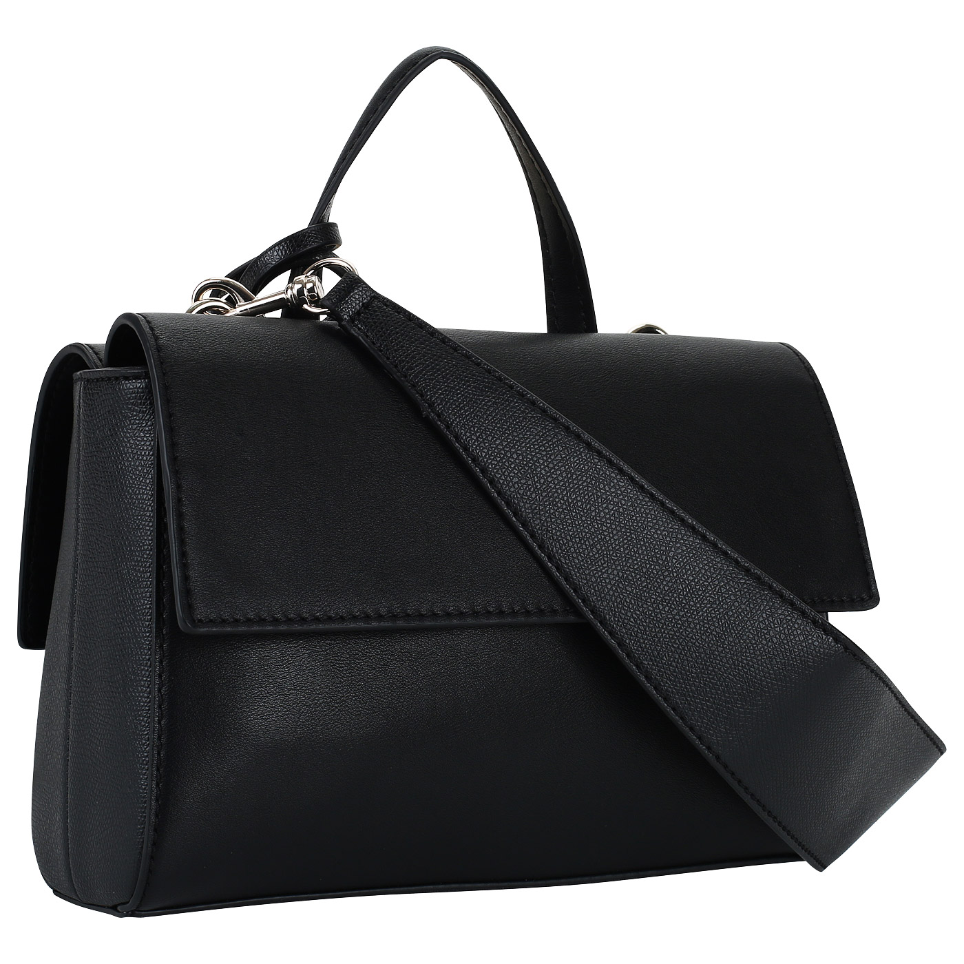 Черная женская сумочка с двумя отделами Guess Tori