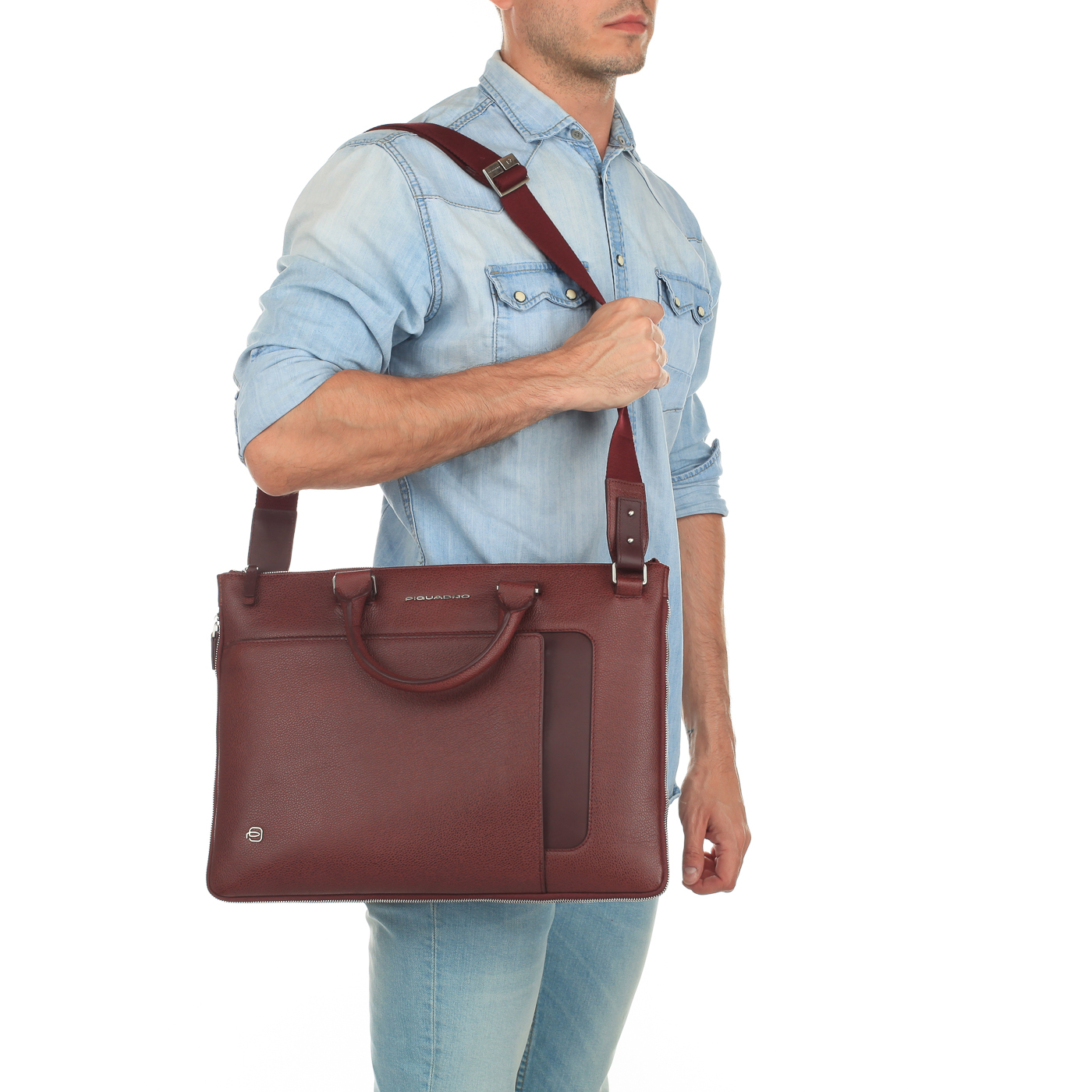 Мужская деловая сумка с отделом для ноутбука Piquadro Erse