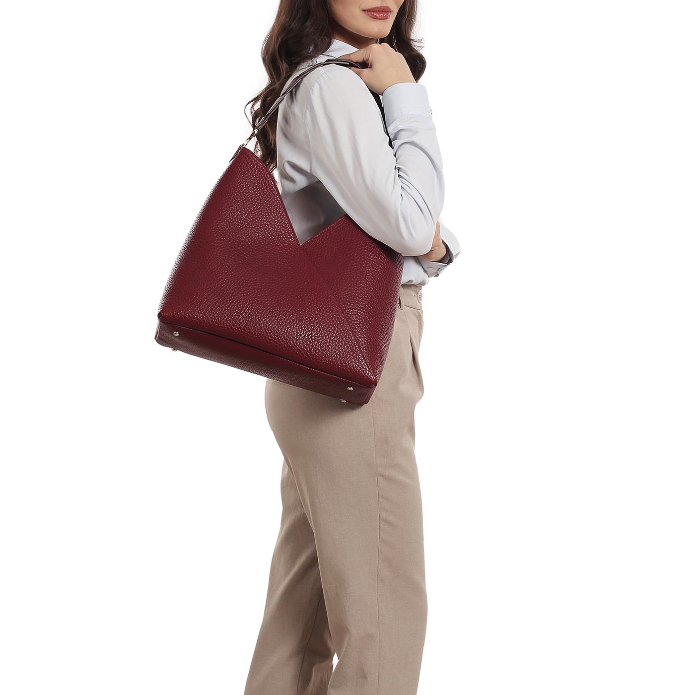 Кожаная сумка Aurelli Soft