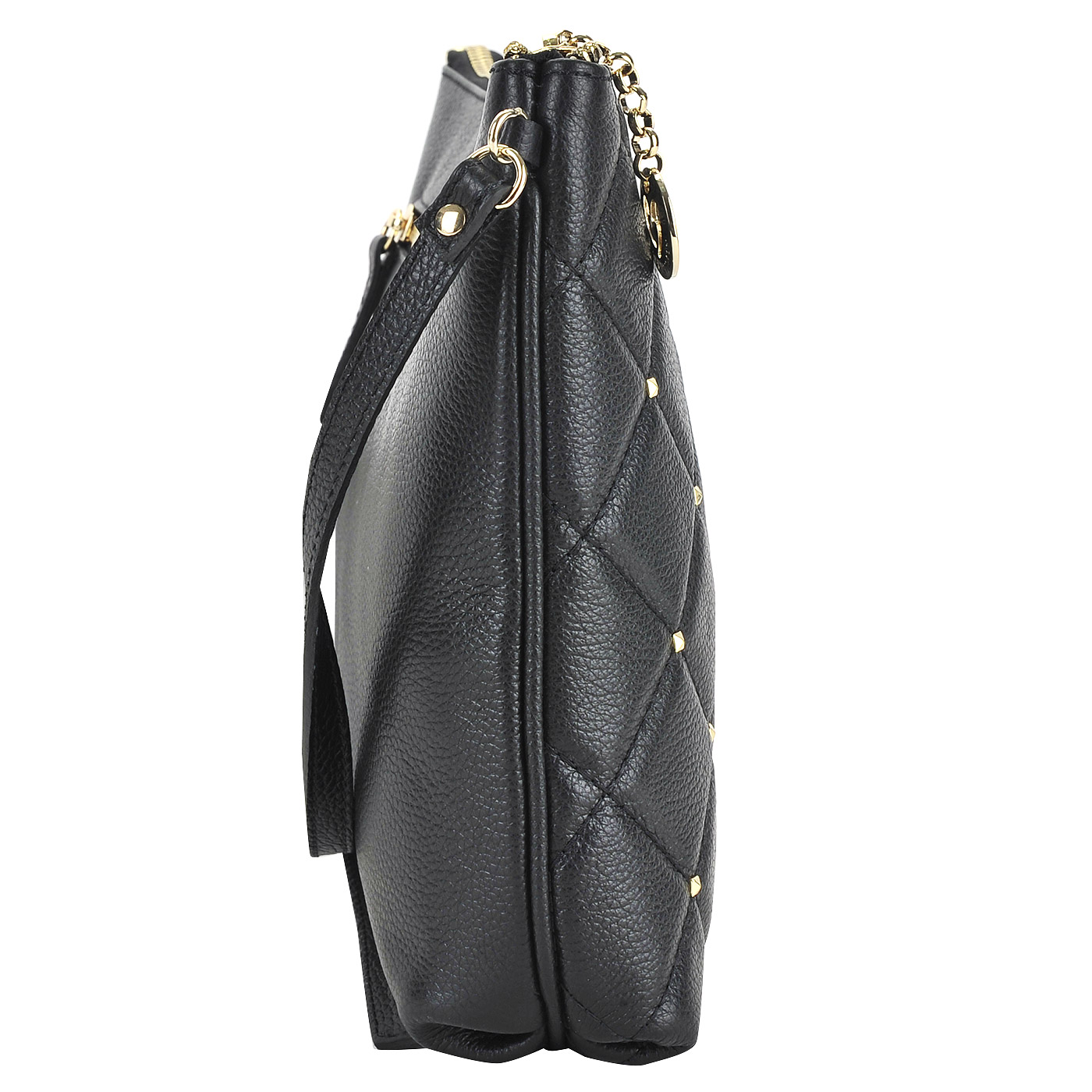 Женская стеганая сумка кросс-боди из натуральной кожи Marina Creazioni 