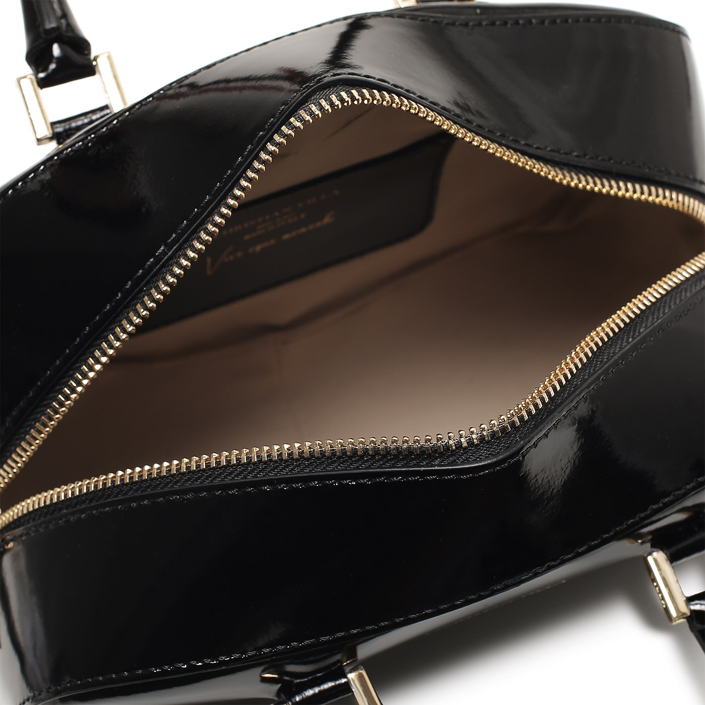 Глянцевая сумка Christian Villa Vitello Specchio