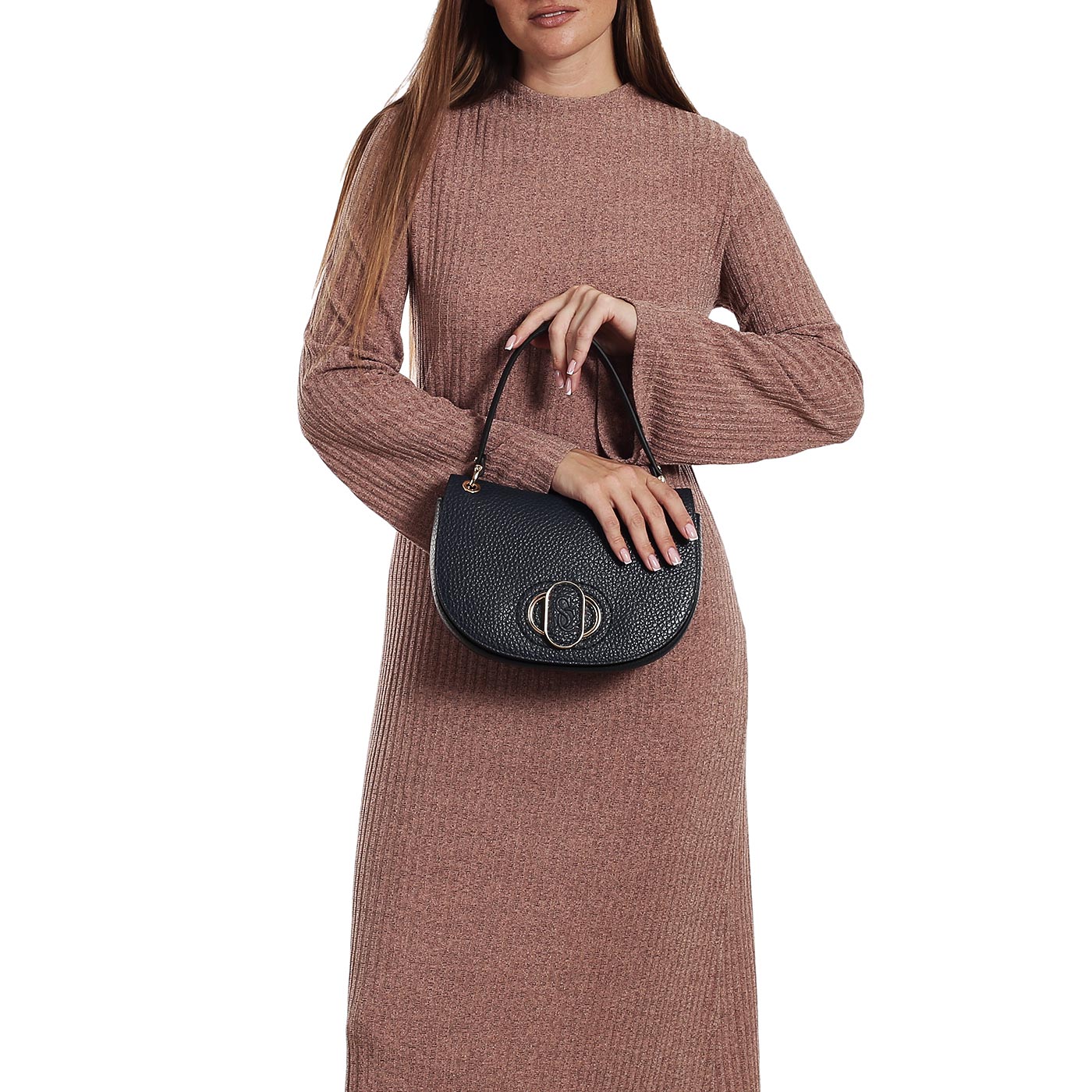 Кожаная сумка Carlo Salvatelli Madeleine cervino