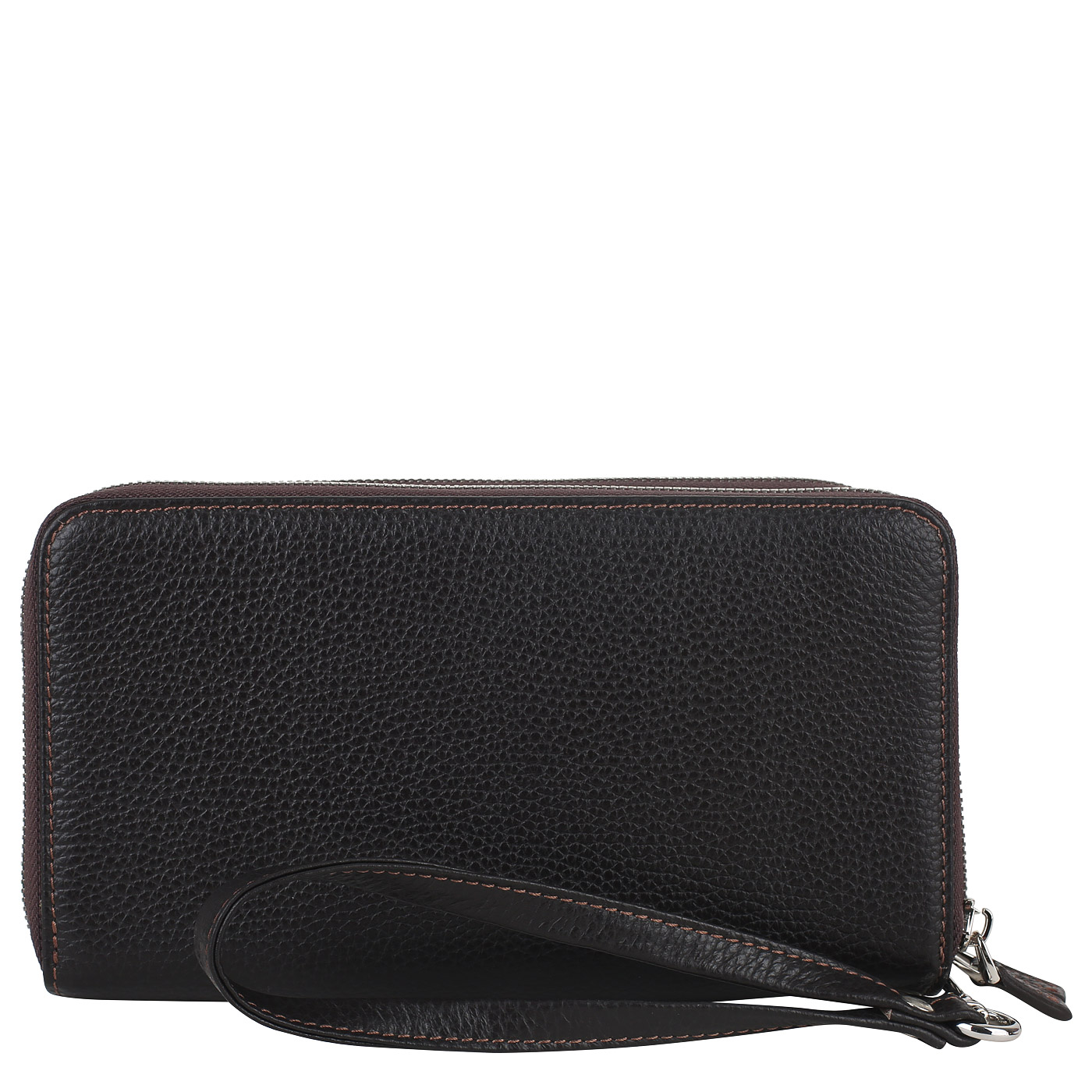 Кожаный клатч с ремешком на запястье Stevens 