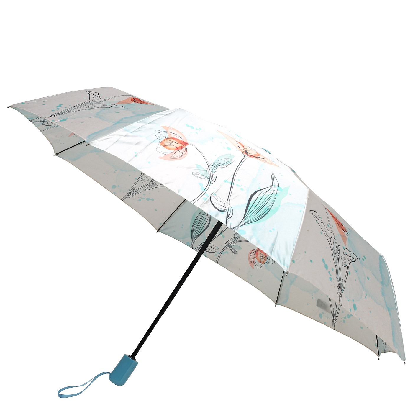 Зонт в три сложения Russian Look 