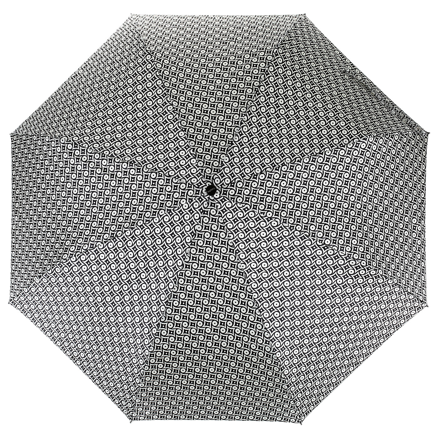 Женский зонт с черно-белым узором Doppler Dual