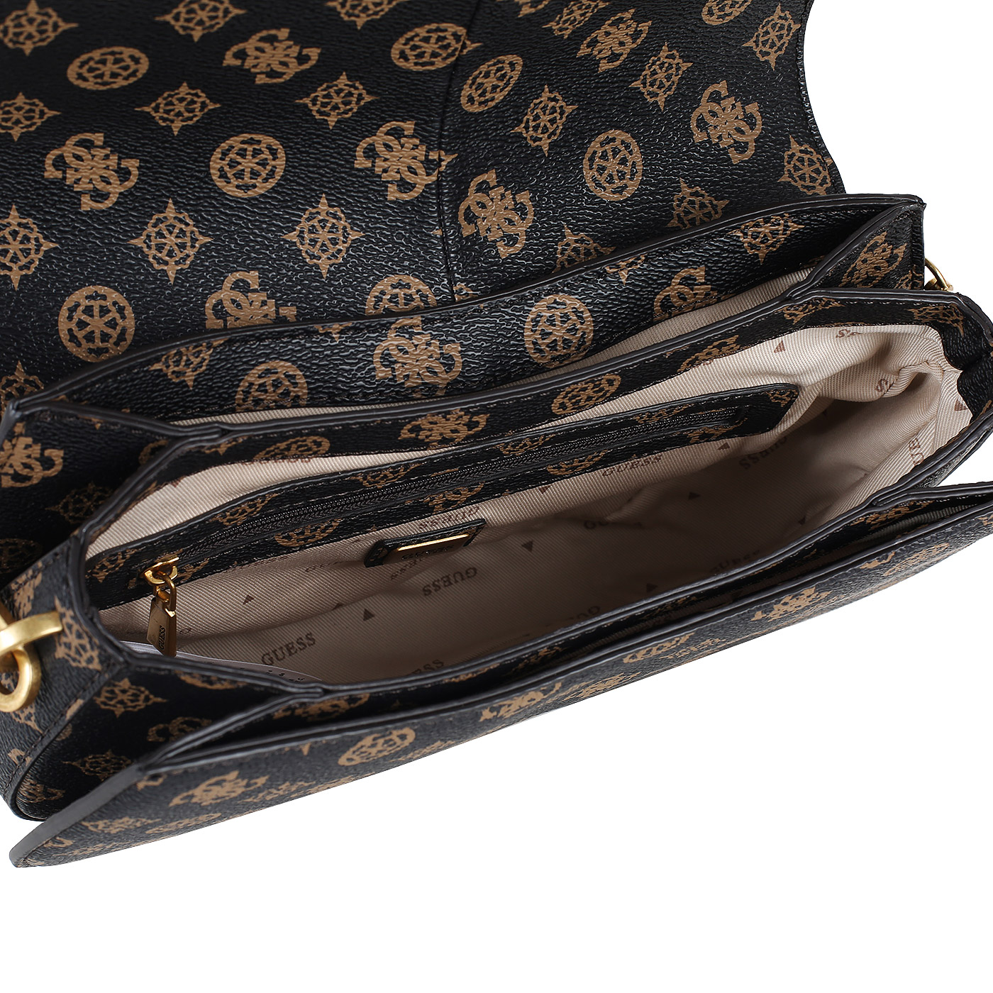 Сумка с ручкой-цепью Guess Kuba