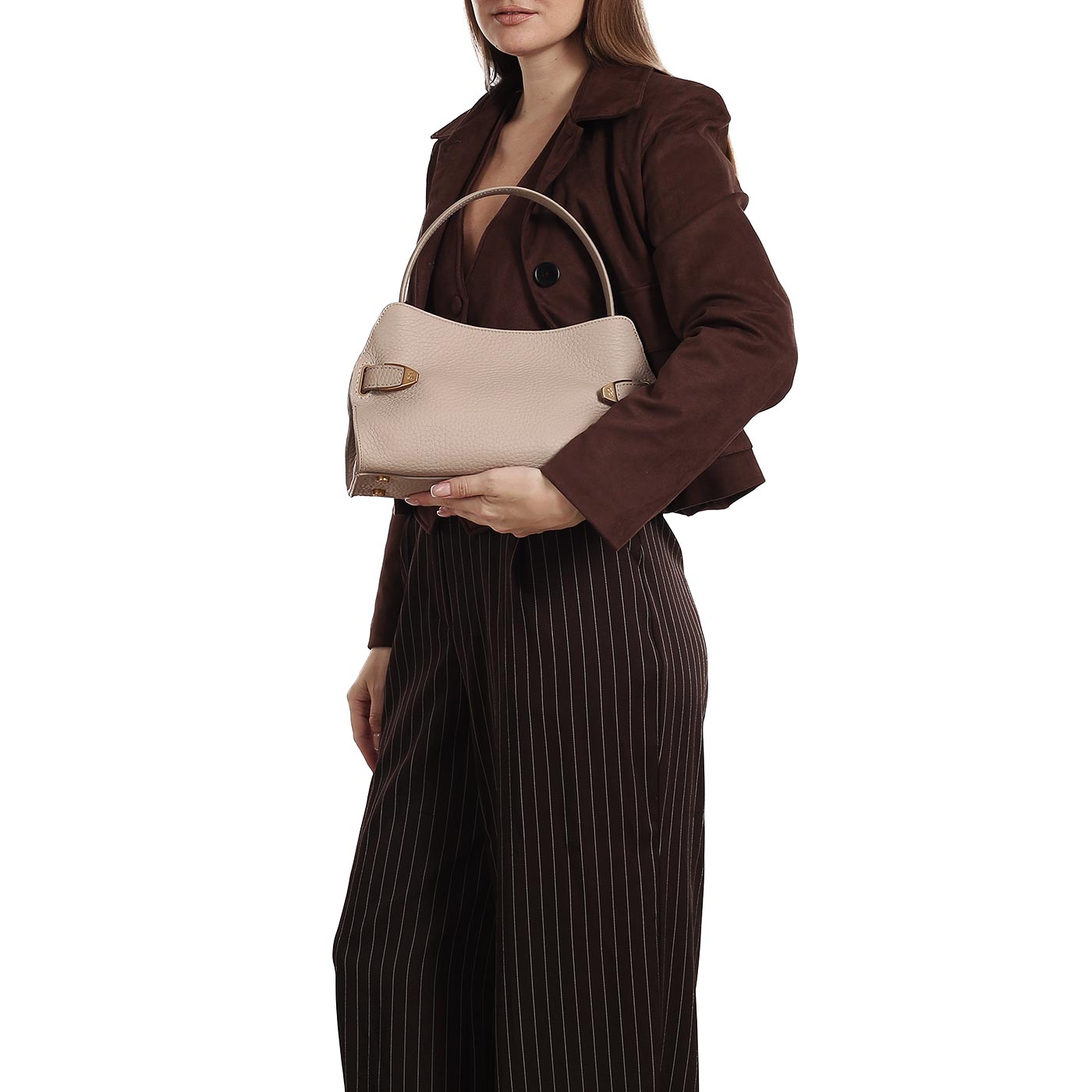 Кожаная сумка Carlo Salvatelli Carlotta Double