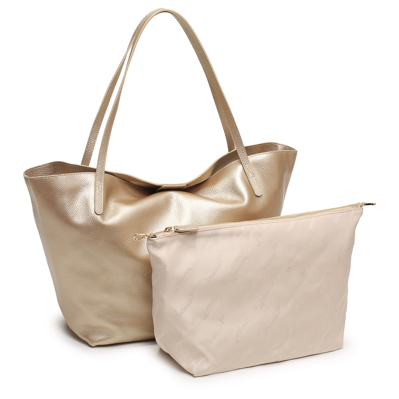 Кожаная сумка Braccialini Ariel