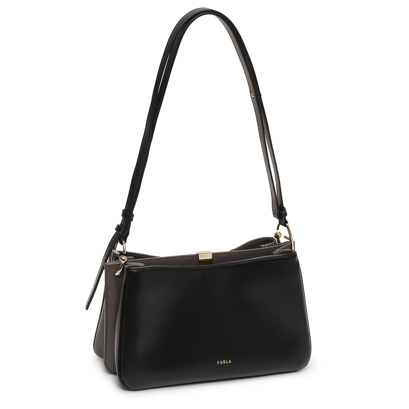 Кожаная сумка Furla Agata