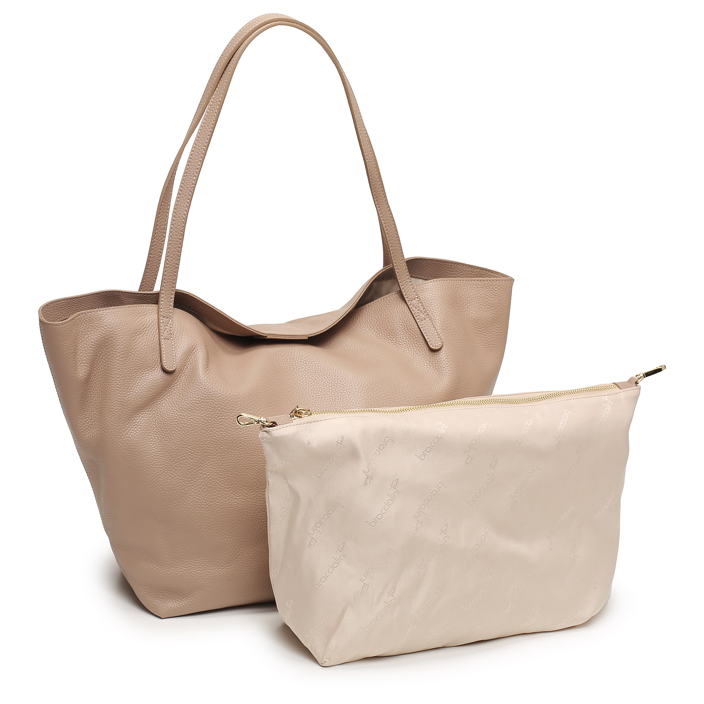 Кожаная сумка Braccialini Ariel