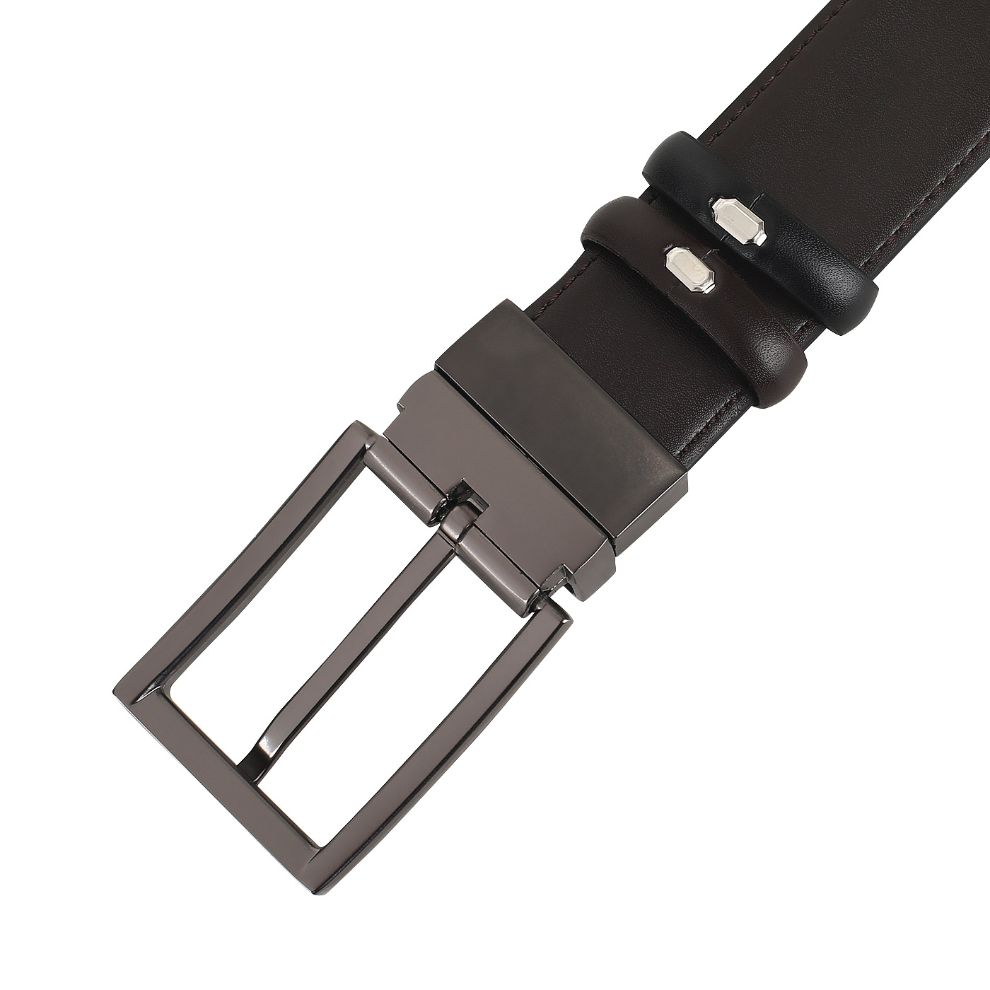 Ремень из гладкой кожи Stevens 