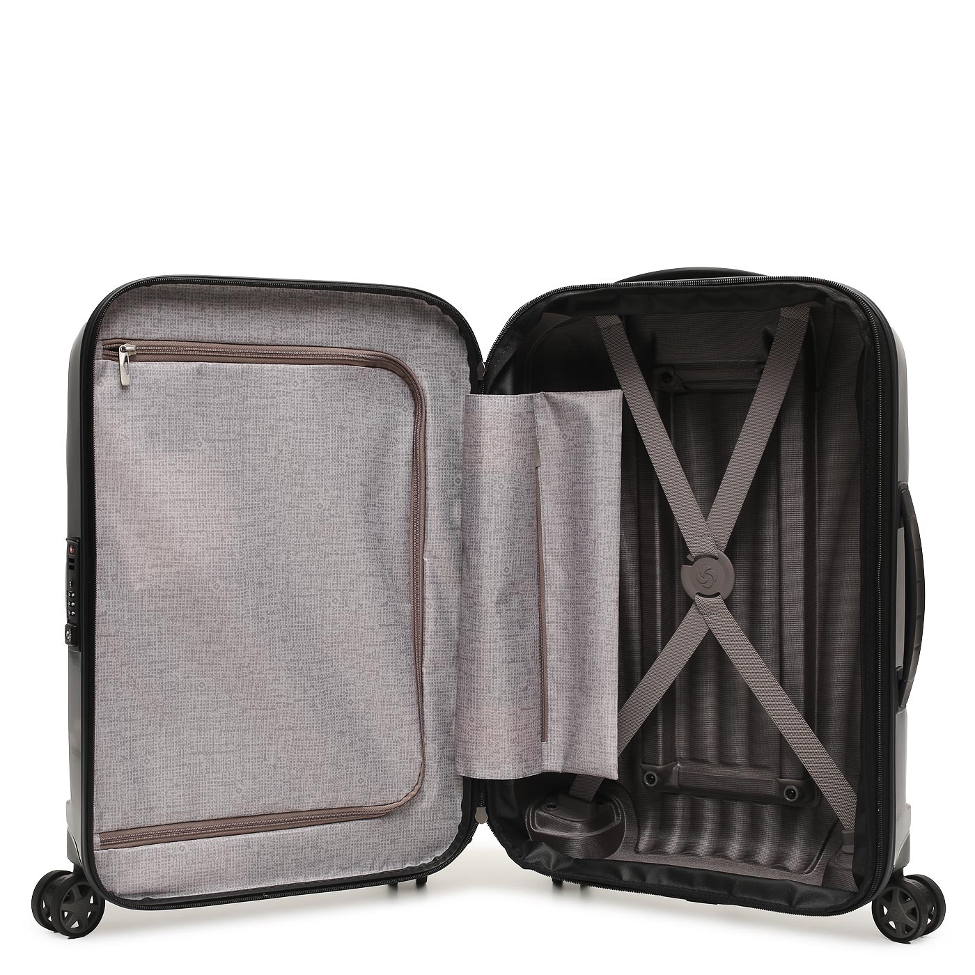 Чемодан для ручной клади из материала Curv с кодовым замком Samsonite C-Lite