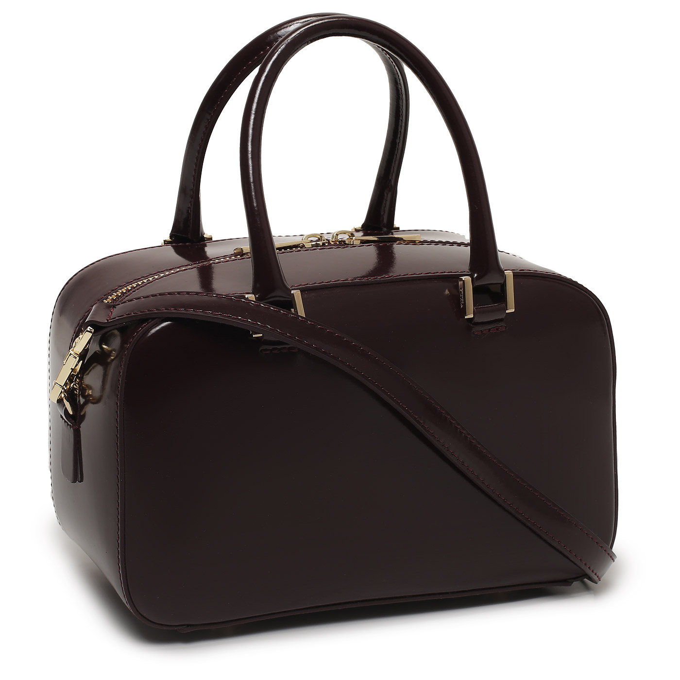 Глянцевая сумка Christian Villa Vitello Specchio