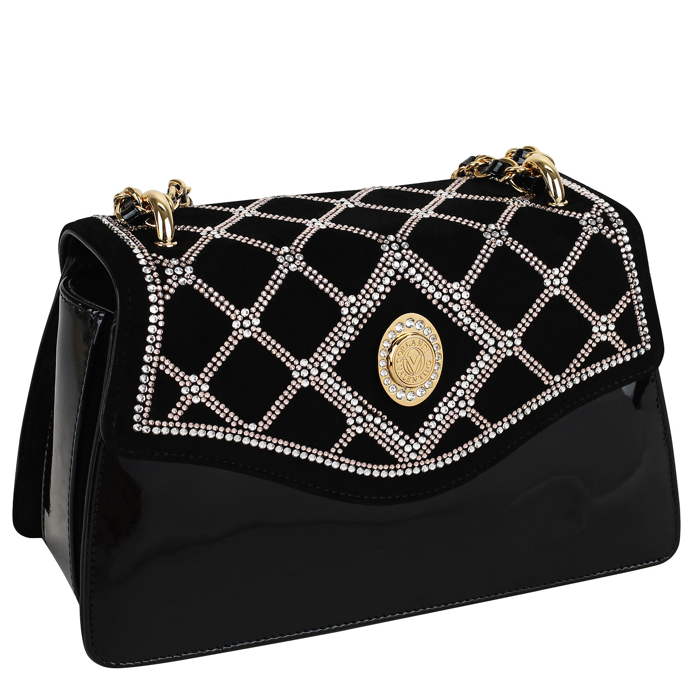 Сумка через плечо с цепочкой Valentino Orlandi Lux