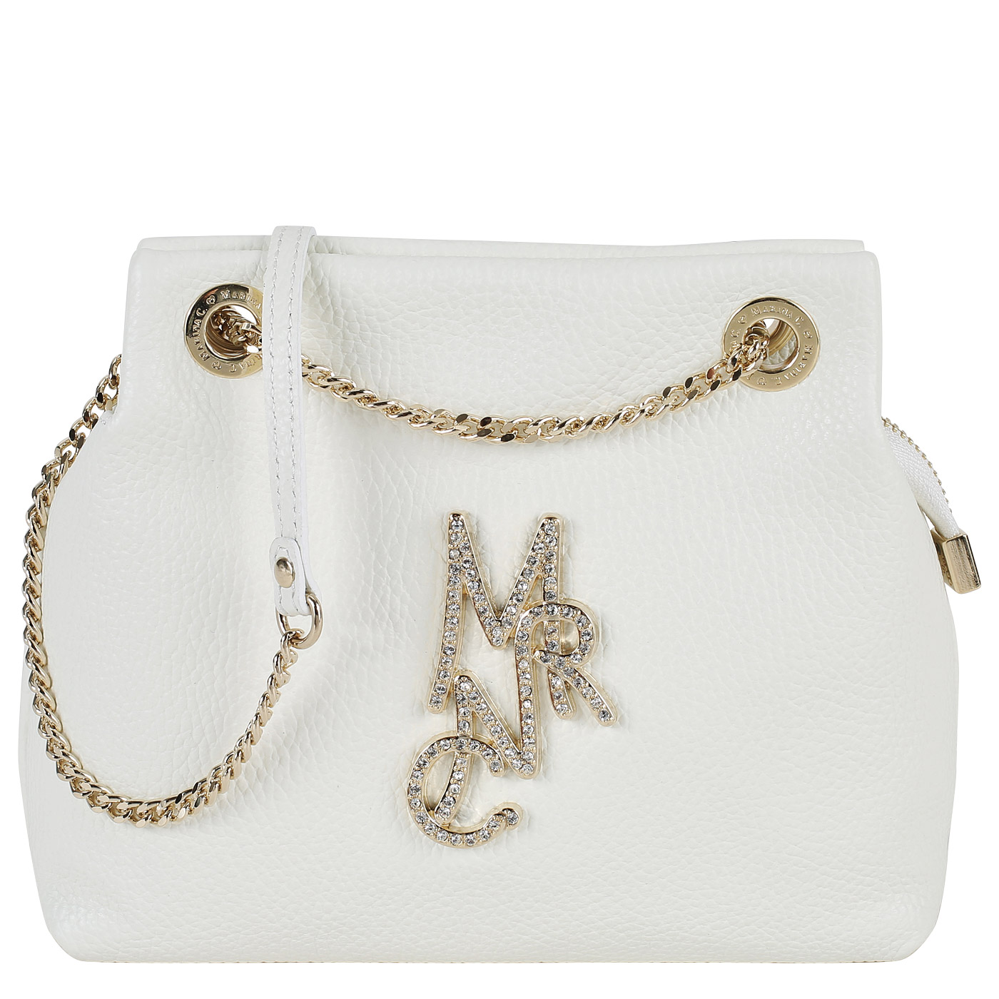 Marina Creazioni Кожаная сумка с цепочкой