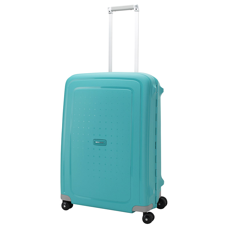 Samsonite Аккуратный чемодан из голубого пластика