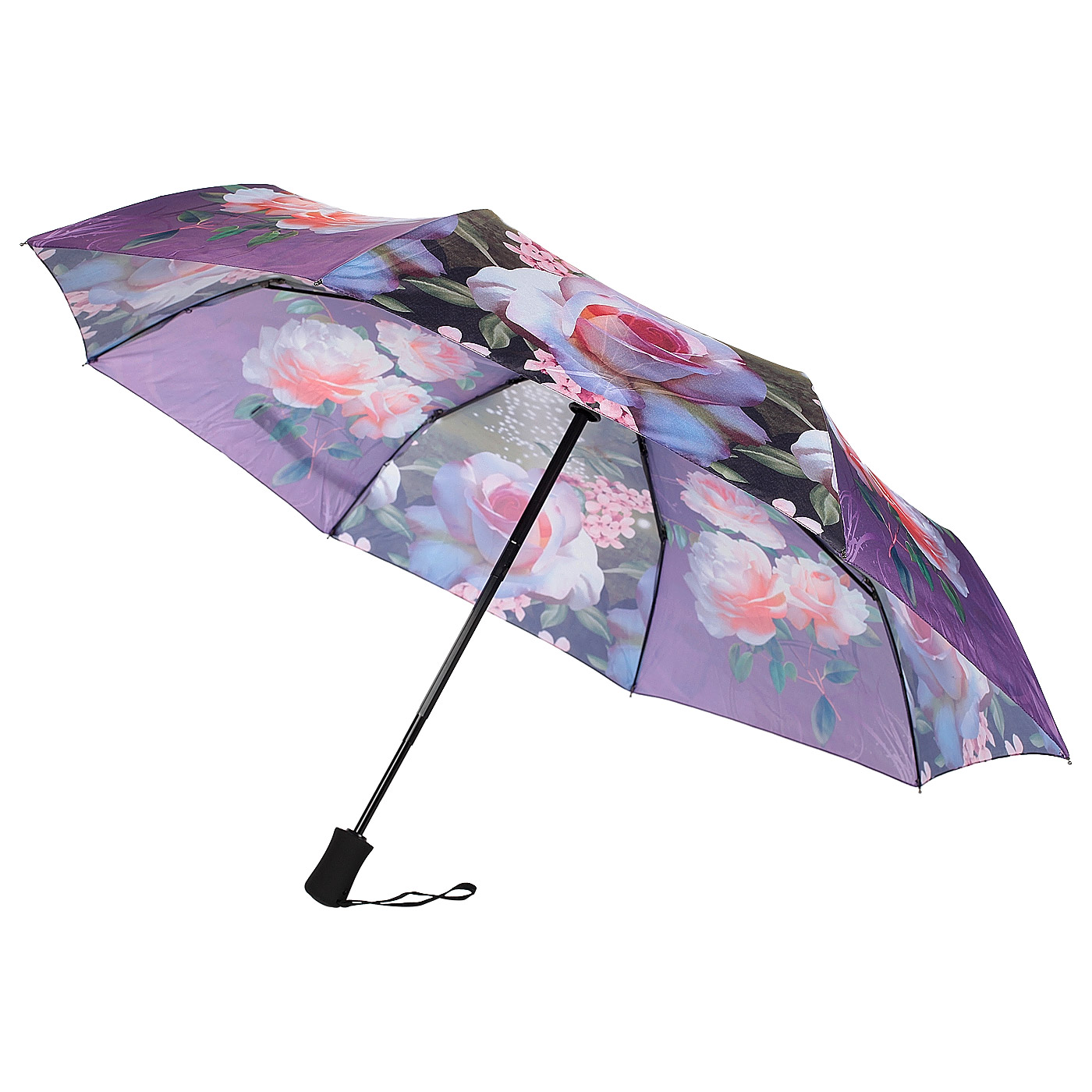 Автоматический зонт с цветным принтом Raindrops 