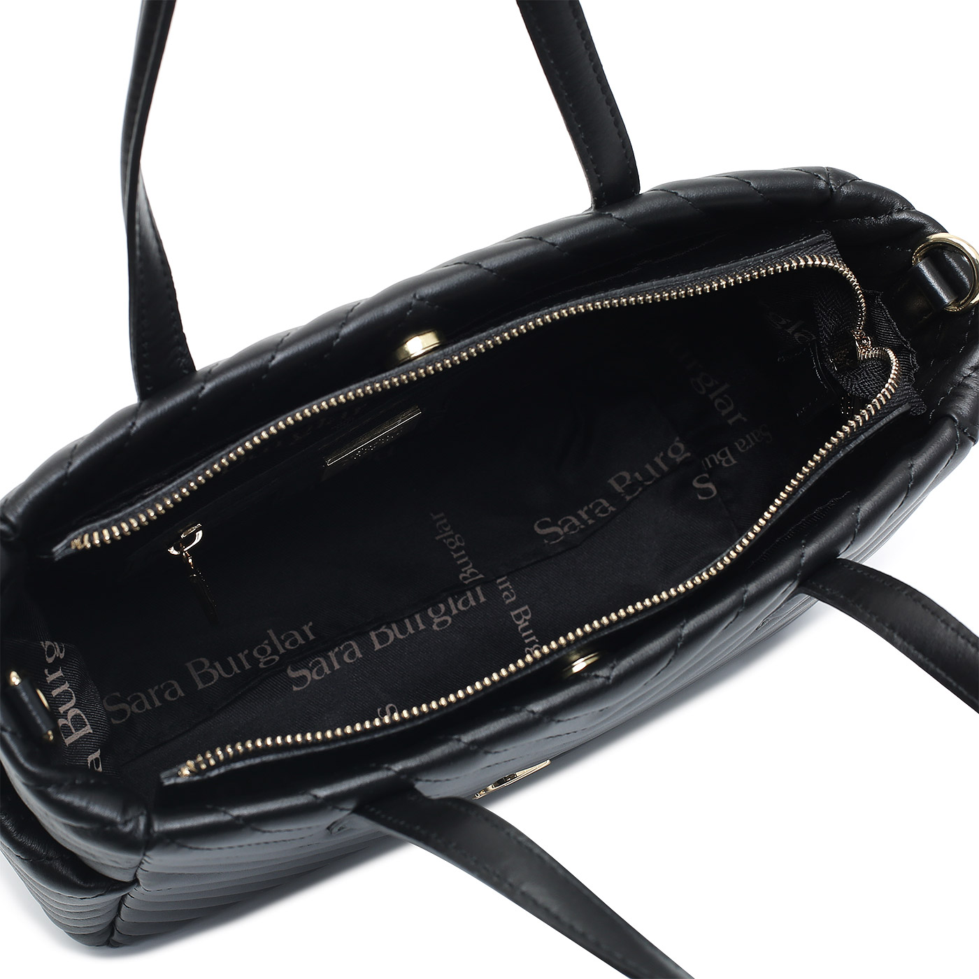 Кожаная сумка Sara Burglar Giola Trapunto