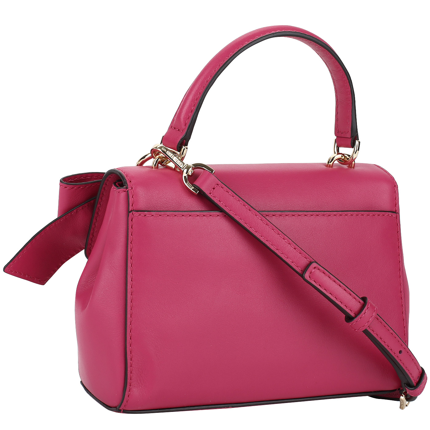 Женская кожаная сумочка с наружным карманом Michael Kors Ava
