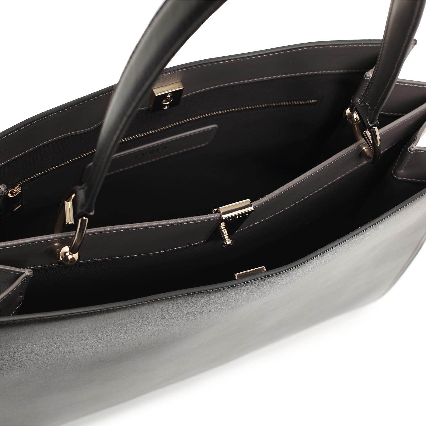 Кожаная сумка Furla Agata