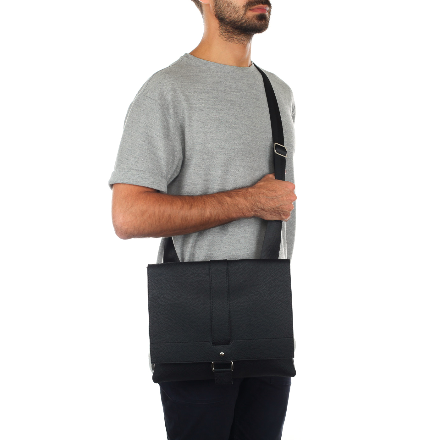 Практичная мужская сумка через плечо Stevens 