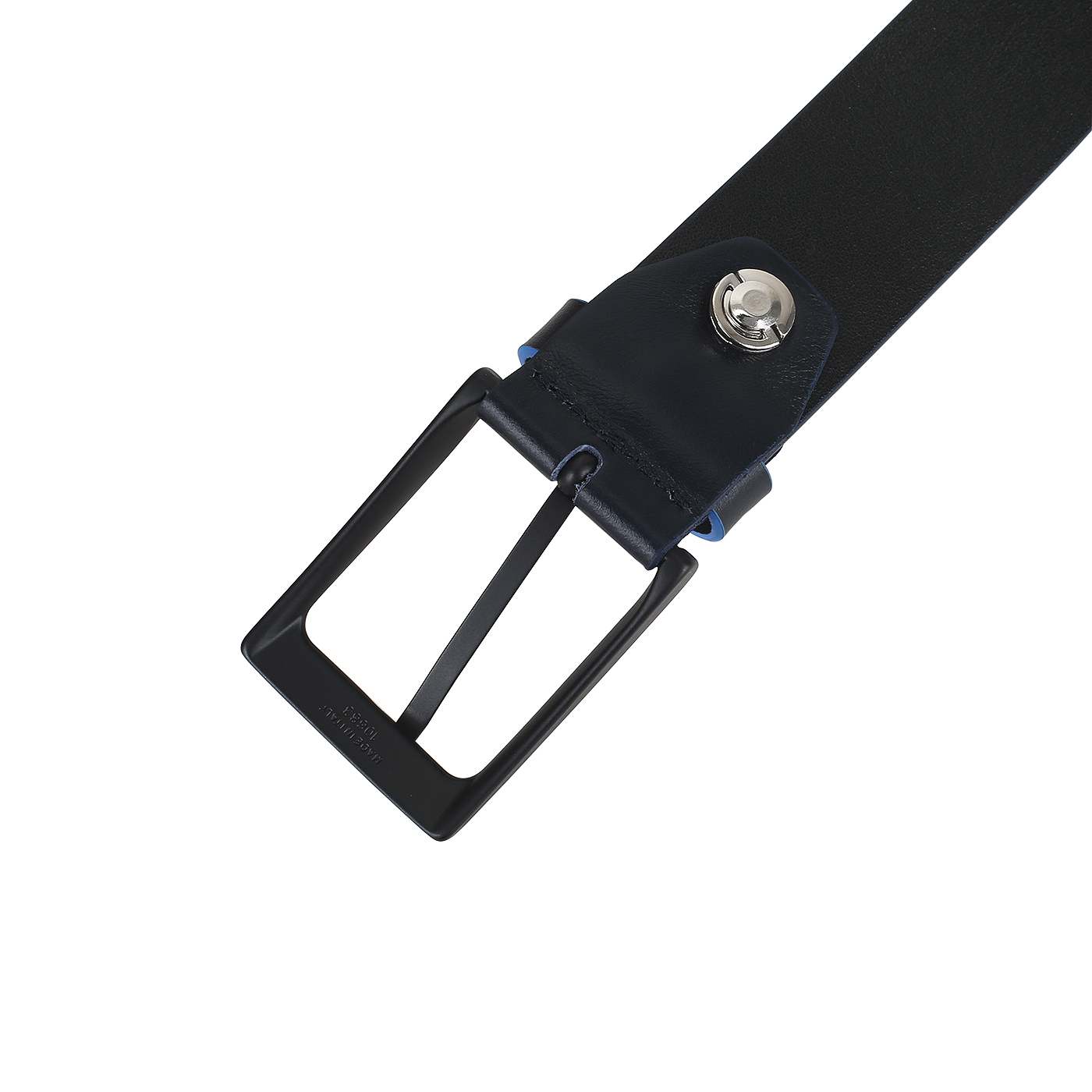 Кожаный ремень Piquadro Blue square Revamp