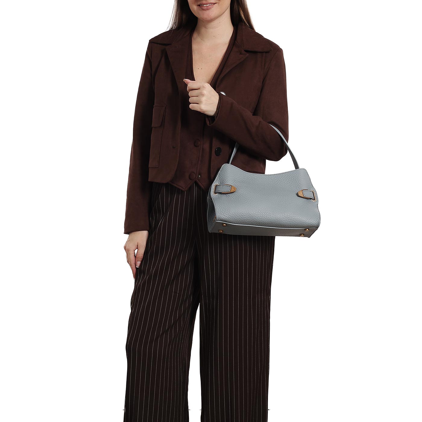 Кожаная сумка Carlo Salvatelli Carlotta Double